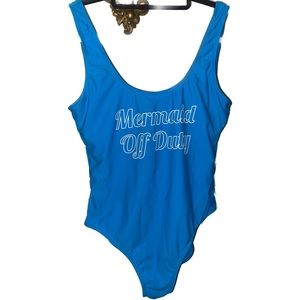 No Boundaries- Turquoise One Piece Swimsuit